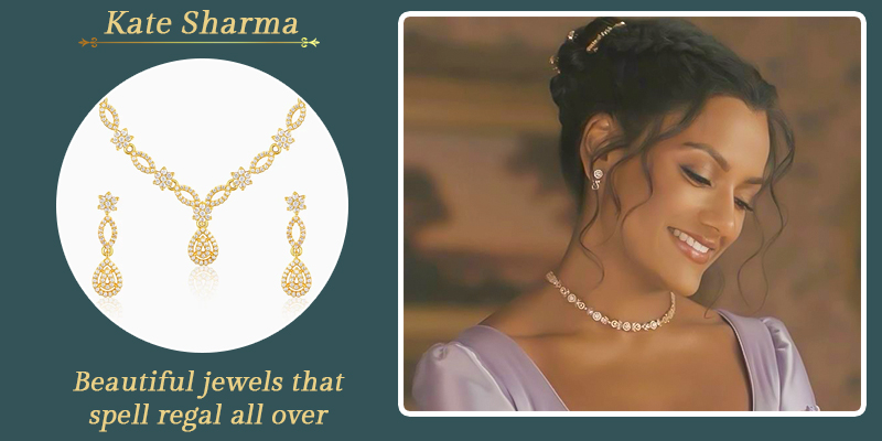 Kate Sharma. Beautiful jewels that spell regal all over.