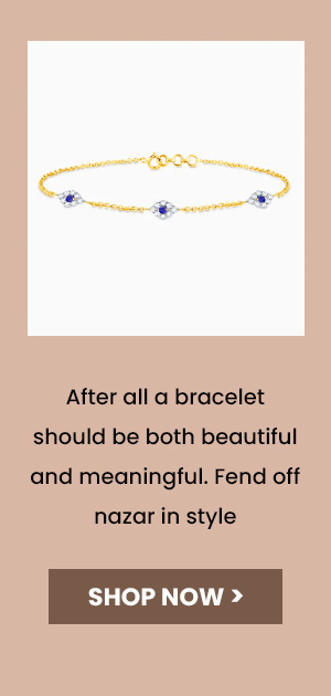 After all a bracelet should be both beautiful and meaningful. Fend off nazar in style. Shop Now.