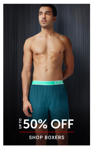 upto 50% off on boxers